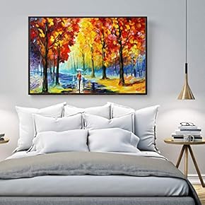 Floating Framed Canvas Wall Art for Living Room, Bedroom Scenery Canvas Prints for Home Decoration Ready to Hang - 16x24 inches