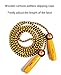 SMOMSPLUS Jump Rope for Kids - Natural Wooden Handles - 9ft Thick Cotton Skipping Rope, Best for Girls and Boys Fitness and Jumping Exercise, Rabbits