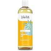 LIFE-FLO Organic Sesame Oil - Face and Body Oil - Body Moisturizer and Nutrient for Dry Skin Care - Ideal for Massage - Extracted from Organic Sesame Seeds - 60-Day Guarantee - 16oz