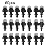 HEEPDD 50pcs/Set Misting Nozzles Plastic Sprinkler