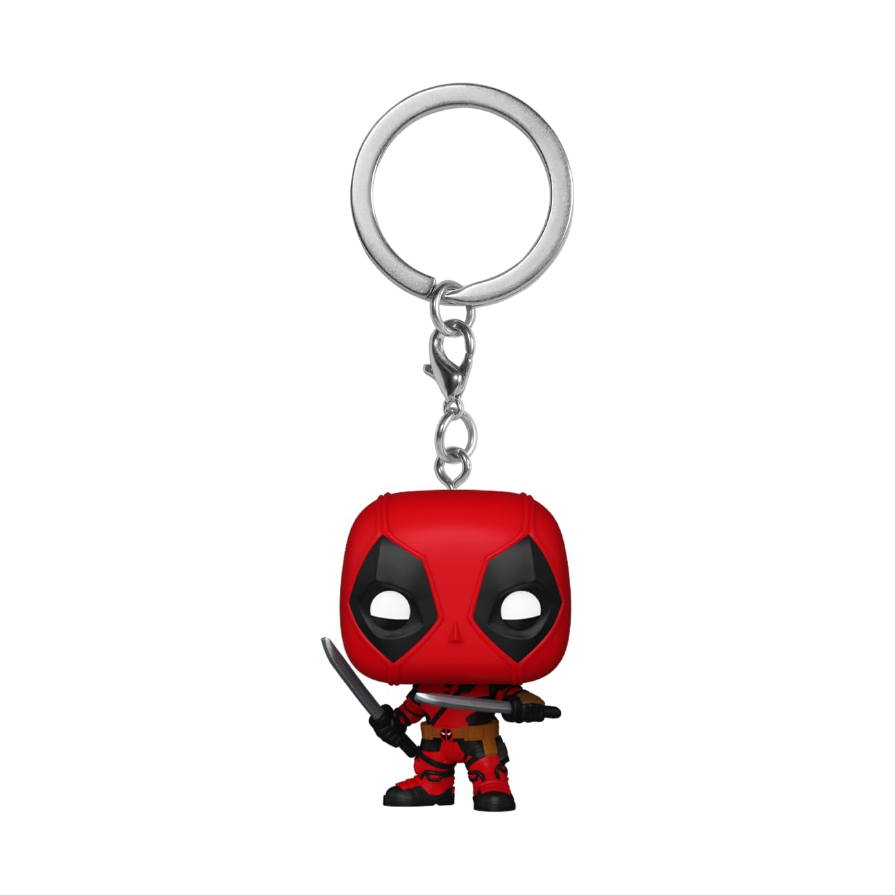 Funko POP! Keychain: Marvel - Deadpool & Wolverine - Deadpool - Collectable Vinyl Figure - Gift Idea - Official Merchandise - Toys For Kids & Adults - Model Figure for Collectors and Display