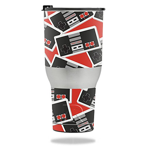MightySkins Skin Compatible with RTIC Tumbler 40 oz. (2017) - Retro Controllers…