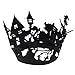 UNIQLED Pack of 50 Laser Cut Bake Cake Hollow Paper Cups Liner Cupcake Wrappers Baking Cup Muffin Holder Case for Halloween Fancy Party Decoration (Black Witch)