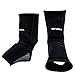Sanabul Essential Striking Gel Muay Thai Ankle Support for Men & Women, Ankle Guard Foot Wraps Sleeve for MMA Kickboxing Martial Arts, 1 Pair, Black S/M