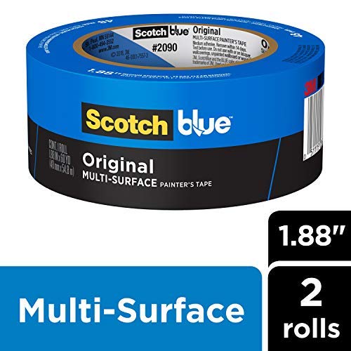 ScotchBlue Original Multi-Surface Painter's Tape,&nbsp; 1.88 inch x 60 yard, 2 Rolls