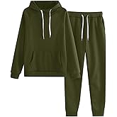 Drymnoc Womens Track Suits 2 Piece Set Joggers Outfits Lounge Hoodie Sweatsuit Plus Size Fall Fashion Clothes Pants Tracksuit