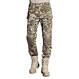 SINAIRSOFT Tactical Pants with Knee Pads Army