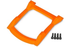 Traxxas Plaque de protection, toit (corps) (orange) / 3 x 12 CS (4)