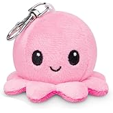 TeeTurtle | Plushie Charm Keychain | Happy Pink Octopus