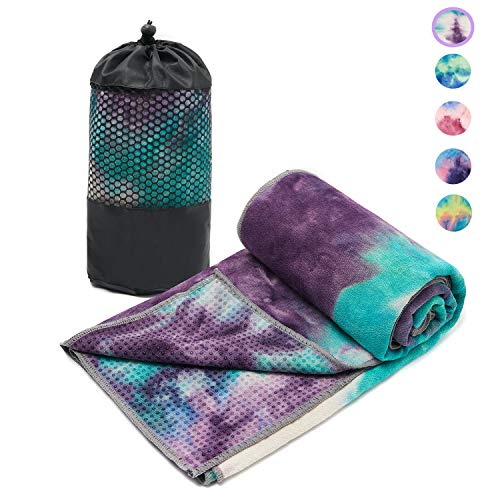 Masdery Yoga Towels(72''×24'')Non Slip Hot Yoga Towel Skidless Waffle