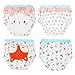 4 Pack Cotton Training Pants Toddler Potty Training Underwear for Baby Girls-2T