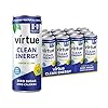 Virtue Clean Energy – Natural Energy Drink – Zero Sugar, Zero Calories (Lemon & Lime, 12x250ml)