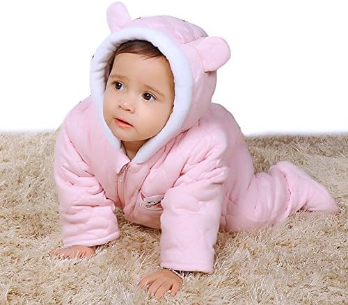 Infant Toddler Romper Snowsuit Outfits - HOMEYEAH Baby Boys Girls Cotton One Piece Jumpsuit Outwear Winter Clothes
