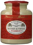 Pommery Fireman's Mustard Meaux Moutarde in Pottery Crock