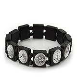 Islamic Wooden Bracelet - Black - up to 20cm Length