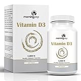 Vitamin D3 5000 iu 360 Count High Potency Mini Softgels in Cold-Pressed Organic Extra Virgin Olive Oil for Better Absorption By Morning Pep Non-GMO Made in USA, Supports Bone Muscle And Immune System