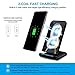 Fast Wireless Charger, Yostyle Qi Wireless Charging Stand Pad for Samsung Galaxy Note 8 S8 S8 plus S7 Edge S7 S6 Edge plus Note 5, Standard Charge for iPhone X iPhone 8 iPhone 8 Plus (No AC Adapter)