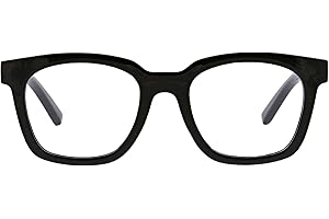 Peepers by PeeperSpecs Women's to The Max Square Progressive Blue Light Blocking Glasses