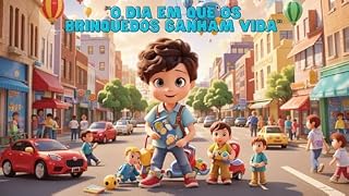 Livro "O Dia em que os Brinquedos Ganham Vida": Livro infantil para despertar a imaginação dos pequenos