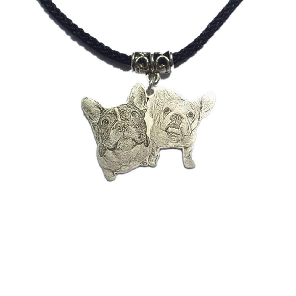 dog portrait necklace