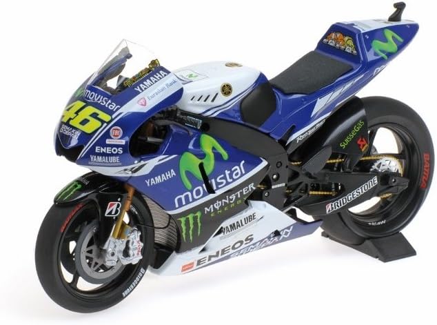 Yamaha Yzr-M1 Yamaha Factory Racing Valentino Rossi MotoGP 2014 Diecast Motorcycle in 1:12 Scale by Minichamps