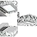 comeonlight 12W Bathroom Vanity Light, LED Crystal Make Up Mirror Light, 4-Lights Daylight White 1200 Lumen Bathroom Vanity Lighting