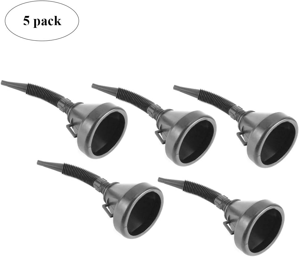 Wide Mouth Fuel Funnel with Handle, Keenso Large Plastic