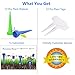 THEKBS Plant Waterer, Self Watering Devices with Slow Release Control Valve Switch, Automatic Vacation Self Plant Watering Spikes Globes, Self Irrigation Watering Drip Bulbs System (12pcs)
