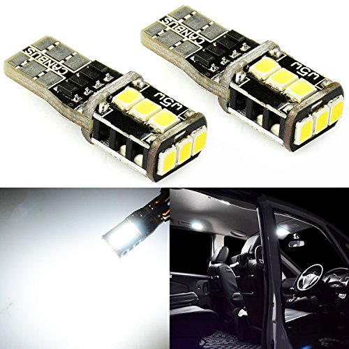 JDM ASTAR Extremely Bright PX Chips 168 175 194 2825 W5W T10 LED Bulbs,Xenon White ( Interior Use Only)