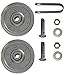 Ideal Security BK7117 Garage Door Pulleys with Fork and Bolts (2 Pack), 3 Inch, 2 Piece