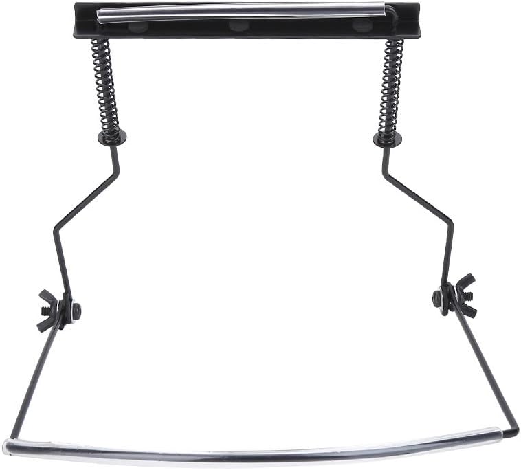 Harmonica Support, Adjustable Metal 10 Holes Harmonica Neck Holder Rack Support Accessory, Black - Image 5