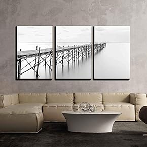 Black and White Photography of a Beach Wooden...