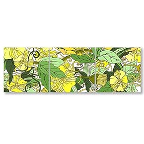 signwin-3 Piece Canvas Wall Art-Romantic Flower-Canvas Prints Home...