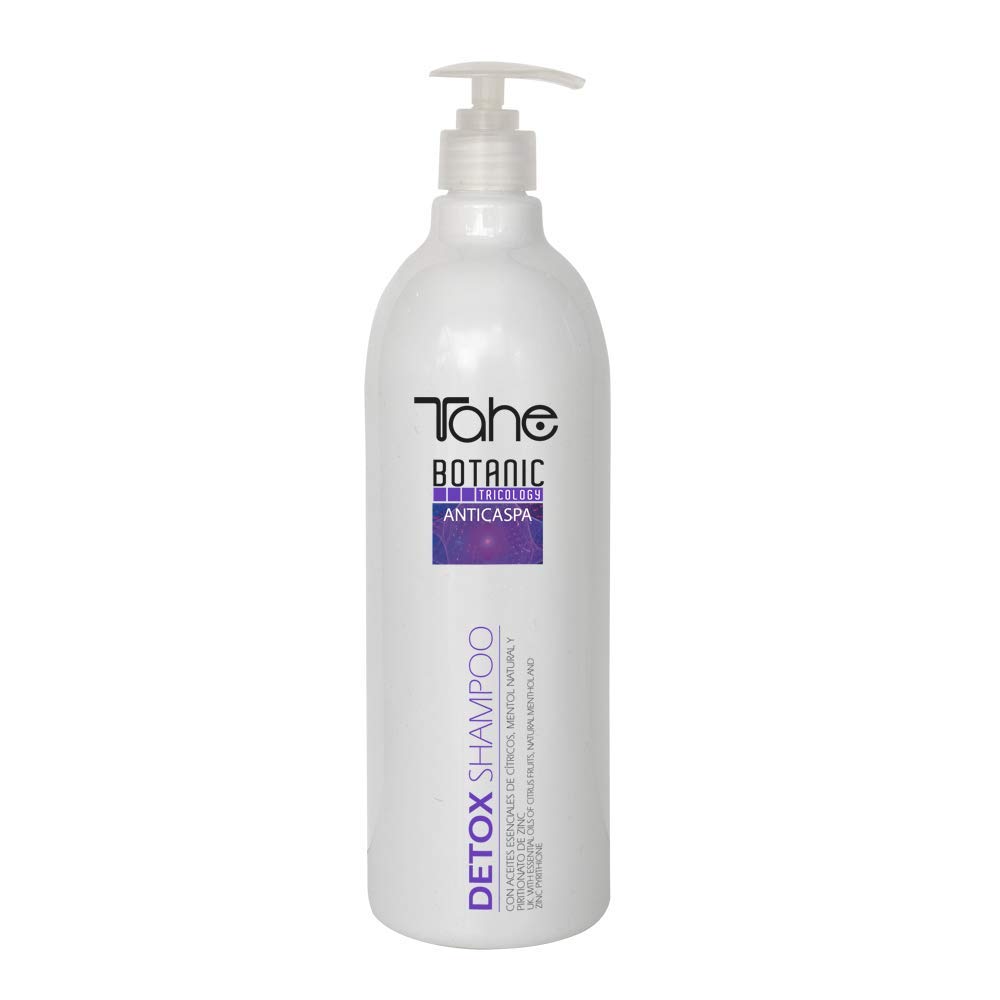 Amazon.com: Tahe Botanic tricology anti-caspa sin parabenes Detox Champú 33.8 fl oz/anticaspa por Tahe: Beauty