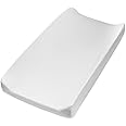 HonestBaby unisex baby Organic Cotton Changing Pad Cover and Toddler Sleepers, Bright White, One Size US