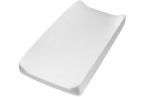 HonestBaby unisex baby Organic Cotton Changing Pad Cover and Toddler Sleepers, Bright White, One Size US