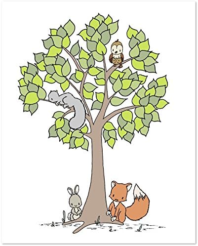 The Wild Woods - Woodland Nursery Art Print