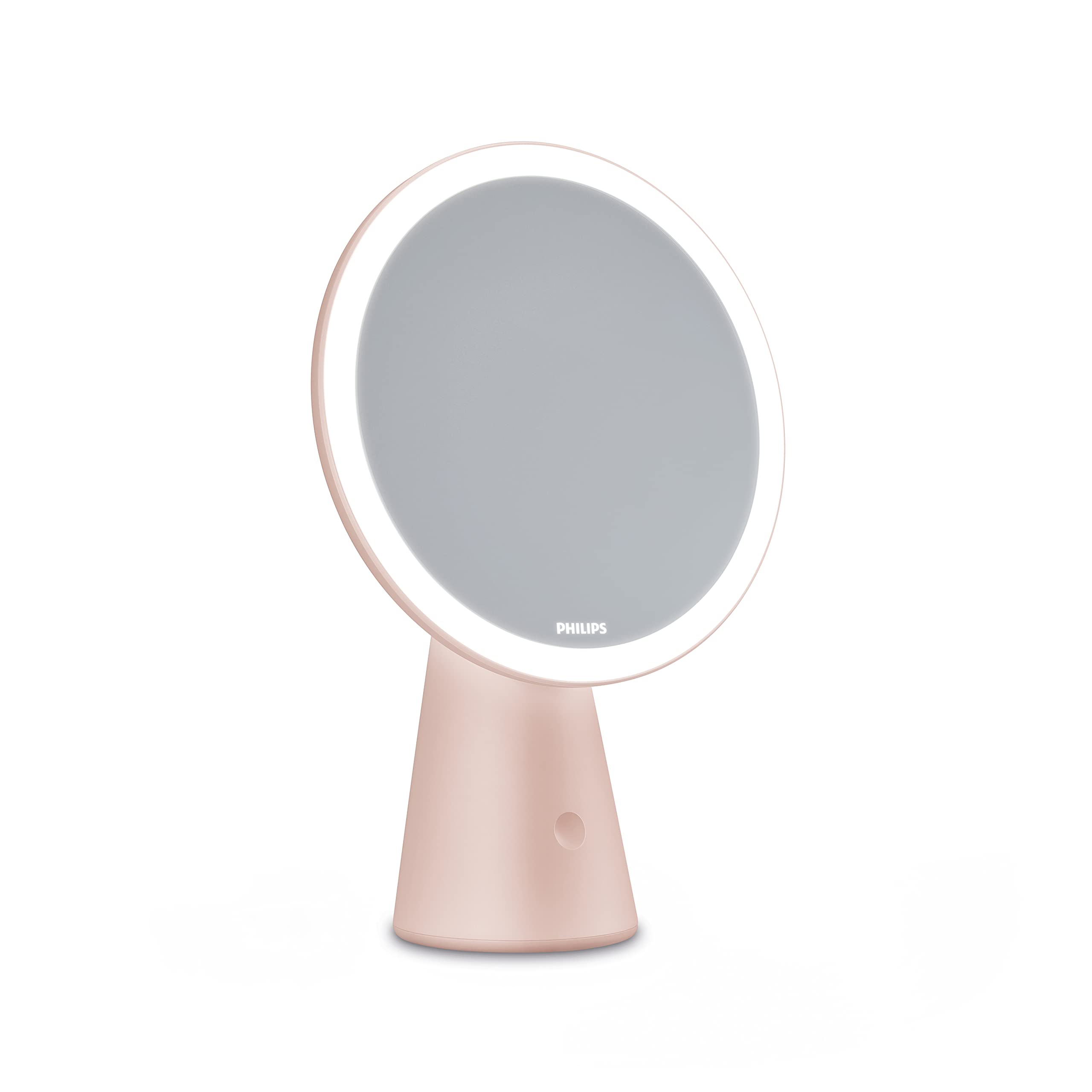 Philips LED Mirror Desk Lamp [Cool to Warm White 3000 - 5000K - Pink] 4.5W Charge with USB. for Make Up and Beauty Lighting