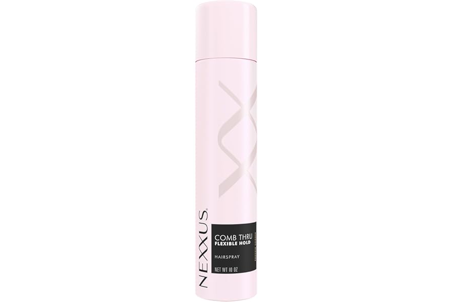 Nexxus Flexible Hold Hairspray Comb Thru for a Lightweight, Brushable Hold, with StyleProtect Technology 10 oz