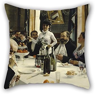 Oil Painting Gunnar Berndtson - The Bride's Song Throw Cushion Covers 16 X 16 Inches / 40 By 40 Cm For Sofa Kids Room Lover Bedroom Seat Home Office With Twice Sides