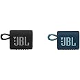 JBL Go 3 Portable Bluetooth Speaker - Waterproof and Dustproof, Available in Blue and Black