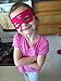 SPESS Comics Cartoon Hero Costumes 4Pcs Girl Capes and Masks (Girls)