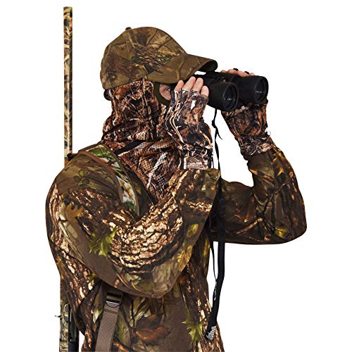 image for DecoyPro Lightweight Fingerless Hunting Gloves for Men Camo - Fingerle