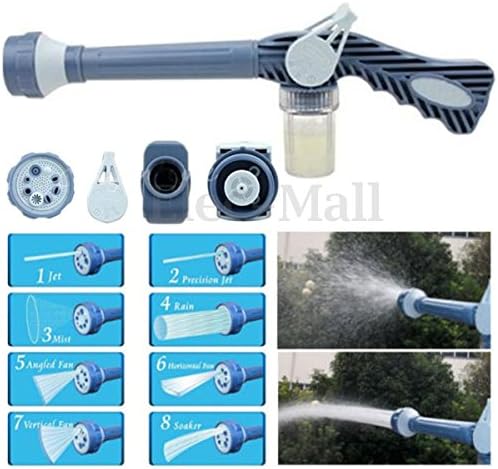 8 Nozzle Ez Jet Water Soap Cannon Dispenser Pump Spray Gun Car Washer Cleaning