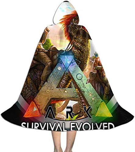 ARK Survival Evolved Kid Halloween Cloak Cape with Hood Cosplay Costumes Robe