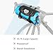 LIXADA Bike Handlebar Bag, Cycling Handlebar Storage Bag Mountain Bicycle Front Frame Bag Pannier Pouch with Roll Top Closure Waterproof for Road Mountain Bike Outdoor