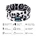 WU-MINGLU Wireless Bluetooth Headband Headphones, Cozy Wireless Sports Headband Sleep Headphones Headset Running Headphones with Mic Built-in Stereo Speakers Yoga