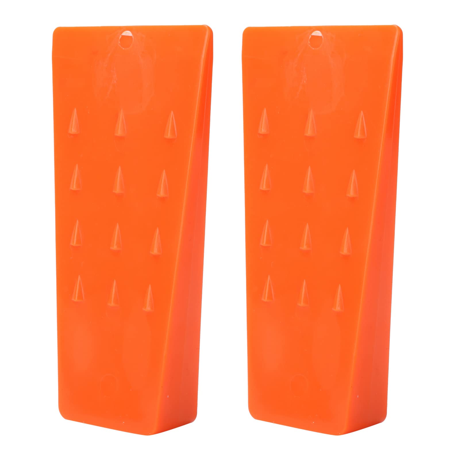 Hyuduo Felling Wedge, 2 Pack Spiked Tree Wedges For Tree Cutting Falling, Bucking, 5.5" Wedges Felling Wedges Chainsaw Loggers Supplies,Chainsaws & Accessories