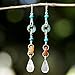 NOVICA Artisan Handcrafted Jade Earrings Silver Dangle | Turquoise Dangle Earrings Sterling Silver | Sterling Silver Beaded Earrings | Fine Sterling Silver Earrings | Multi Gem Earrings For Women