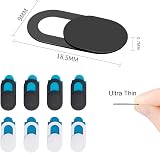 luoshaPUCY Webcam Covers 8pk Ultra-Thin Camera Privacy Slider for Laptops Phones view 7